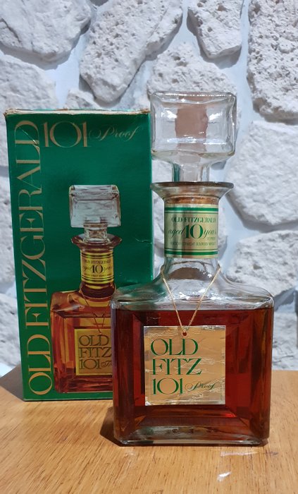 Old Fitzgerald 101 Proof decanter , 10 years old - b. 1970-talet - 75 cl
