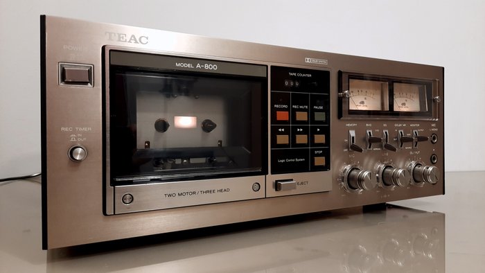 TEAC - A-800 - 3-kops stereocassettedeck