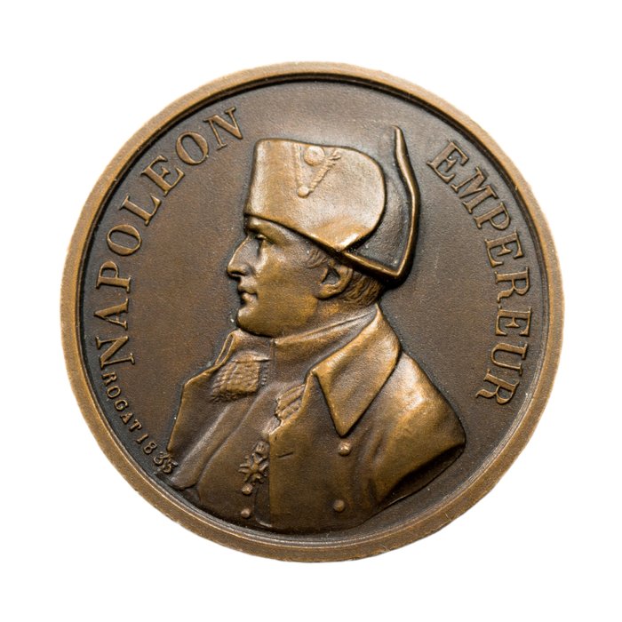 Frankrike - Médaille "Napoléon Bonaparte, translation des cendres" 1840 par Rogat - Bronse