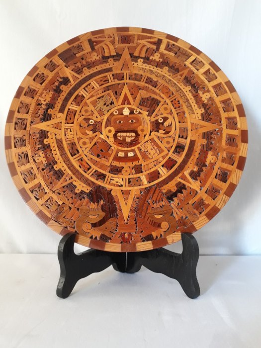 Maya calendar (1) - Wood