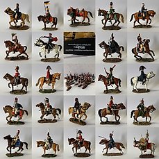 Del Prado cavalerie des guerres napoléoniennes large choix de scellé figures 