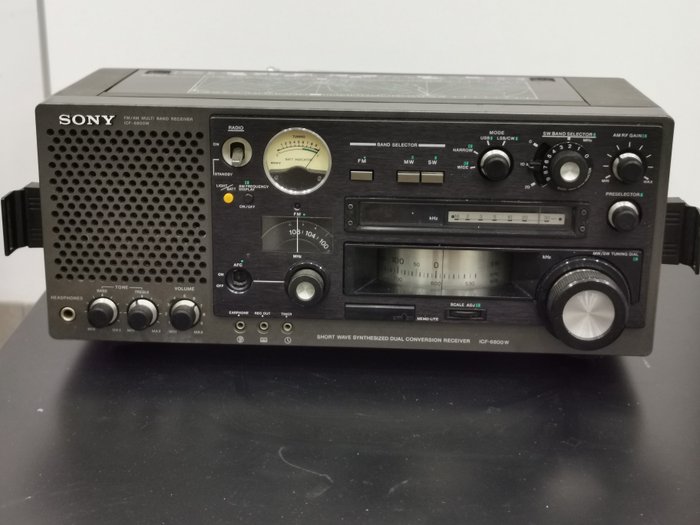 Sony - ICF-6800W - Radio mondiale