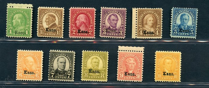 United States of America 1929 - Kansas and Nebraska