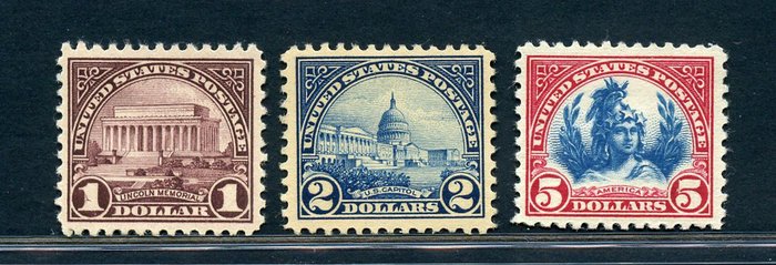United States of America 1922 - Presidents and Views