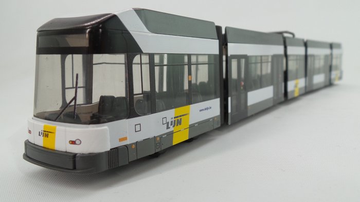 Rietze automodelle H0 - 100 00 - tramway - Tram Hermelijn Anvers / Côte - De Lijn - Non motorisé - De Lijn