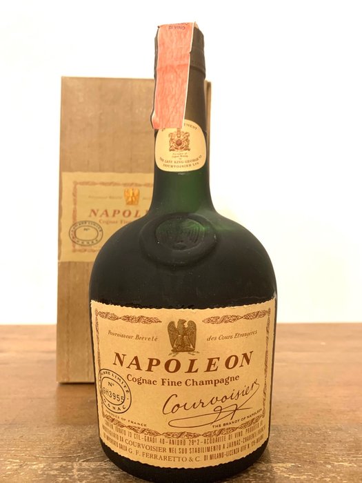 Courvoisier - Cognac Fine Champagne Napoleon - b. Jaren 1960 - 73 cl