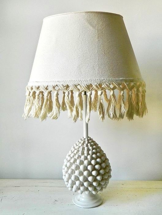 Vintage ceramic lamp Ferlaro italy