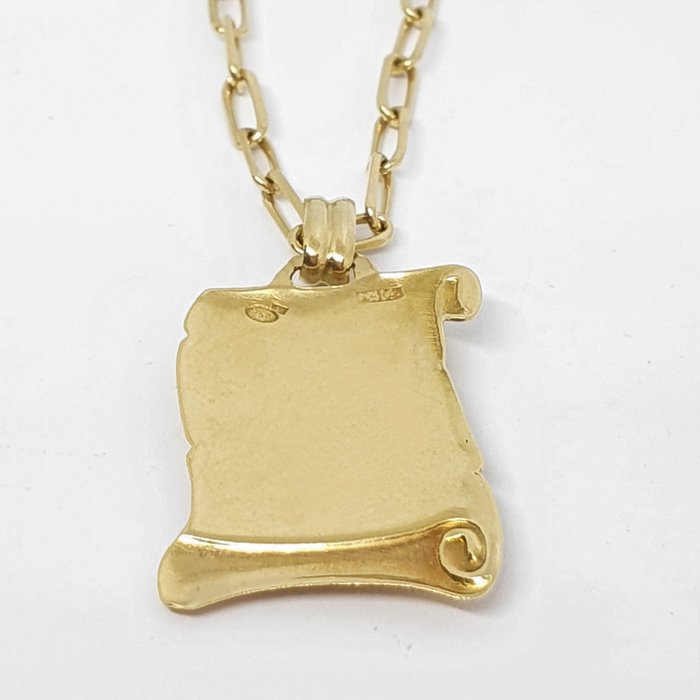 Image 3 of 18 kt. Yellow gold - Necklace, Pendant