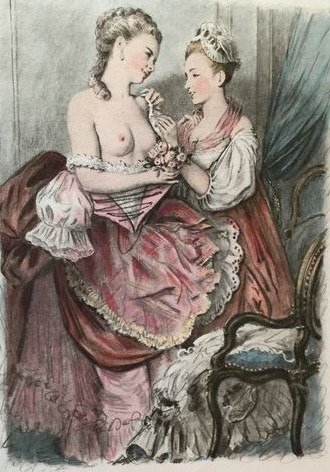 Erotica - 9 prints - Paul-Émile Bécat - Merivaux illustraties