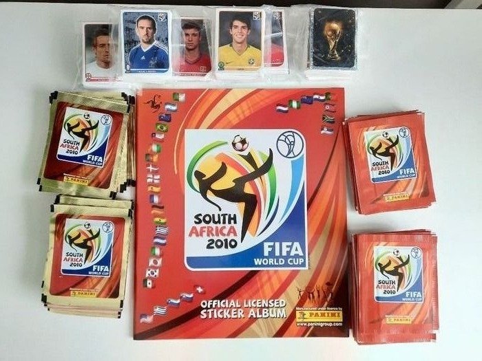 Panini World Cup 2010 sealed set of 80 update stickers NEW Box 