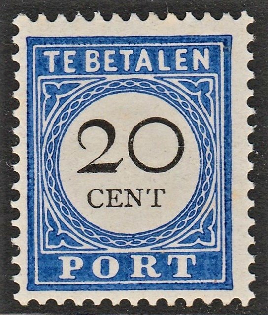 Te betalen port stamp