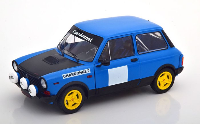 1:18 Solido Autobianchi A112 Abarth Chardonnet 1980 blue