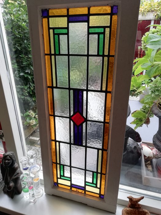 Suncatcher vetro smussato in vetro colorato RB201.1 finestra di piombo 