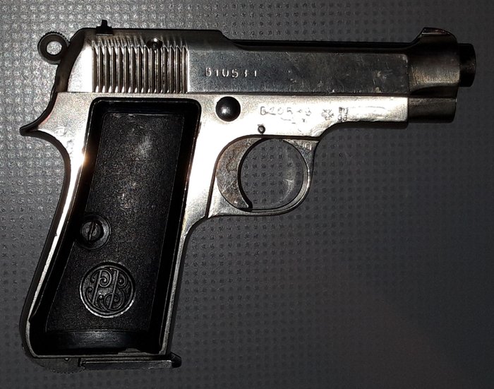 Italien - Beretta - model 1934 - Nickel plated - Pistol - .380 ACP