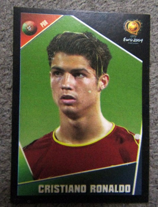 Panini EM Portugal Euro 2004,100 sticker packets/Tüten/bustine Rookie Ronaldo?! 
