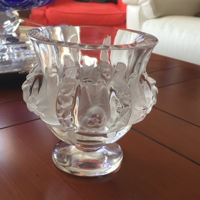 Lalique France - Vase mit Vögeln (1) - Kristall