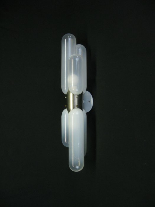 Carlo Nason - Mazzega - Zeldzame wandlamp "Torpedo" model