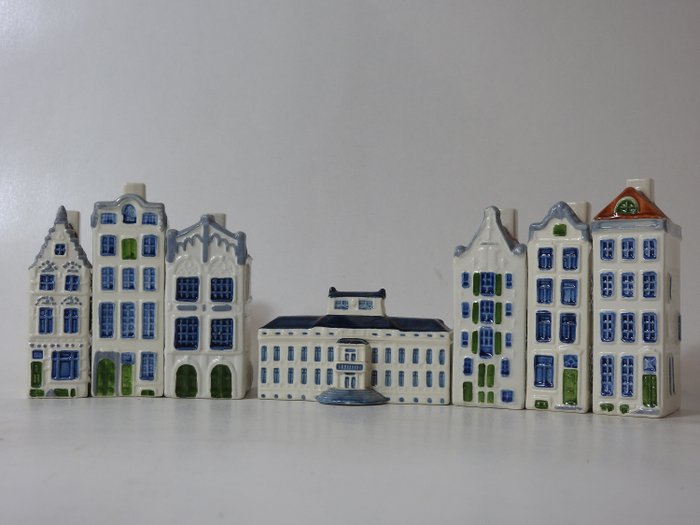 Royal Goedewaagen "Poly Delft Holland" Häuser - Porzellan