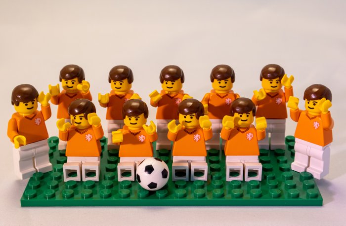 LEGO - Mini figurines - 11 figurines personnalisées - Nederlands voetbalelftal