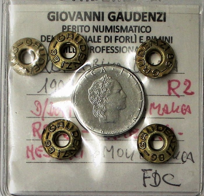 Italie - République italienne - 50 Lire 1993 VARIANTE SENZA ROMBO Rarissima