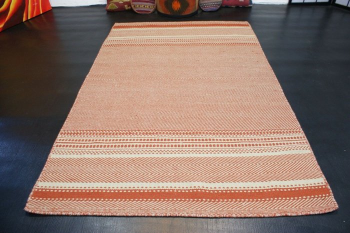 Tapete Kilim tecido à mão em lã novo - Kelim - 240 cm - 140 cm