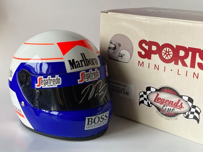 Fórmula 1 - Alain Prost - 1985 - Casco de 1/2 escala
