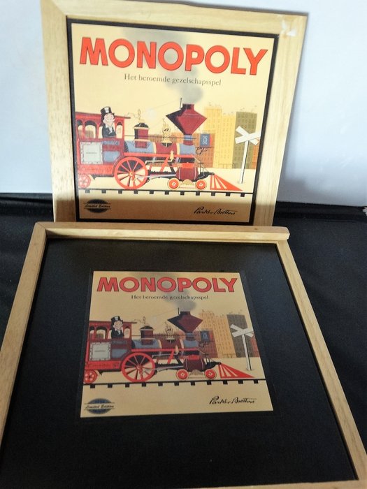 Parker Brothers Houten luxe uitvoering - Board game monopoly limited edition - 2000-present