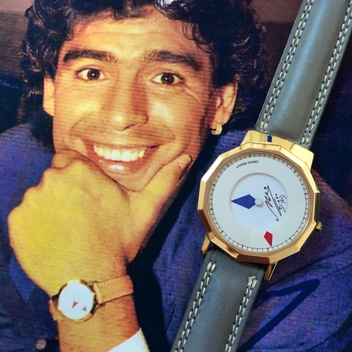 Diego Armando Maradona - Mystery dial autografo - 29568 - Herren - 1980-1989