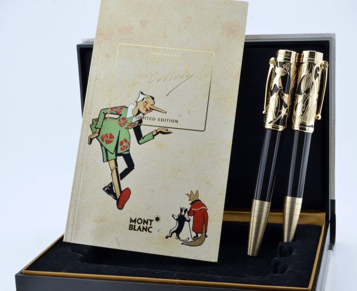 Montblanc - Carlo Collodi Pinocchio Limited Edition - Pluma estilográfica y lápiz mecánico