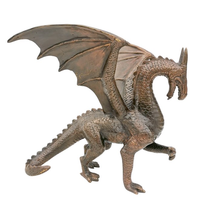 小塑像 - Dragon - 青銅色