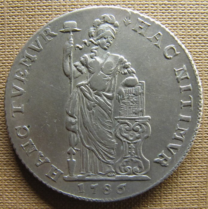 Nederland, Gelderland. Generaliteits 3 Gulden 1786