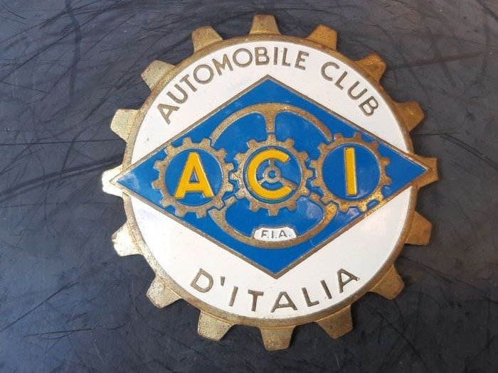 徽章/吉祥物/徽章 - Automobile Club D'Italia - 1950-1960