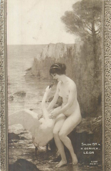 Franța - Nud erotic - Erotismul de-a lungul veacurilor - - Cărți Poștale (Colecție de 60) - 1900-1930