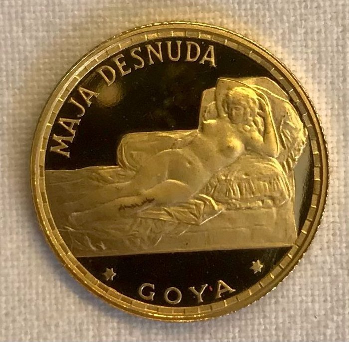 250 Pesetas Guineanas (Maja Desnuda) - Equatorial Guinea 