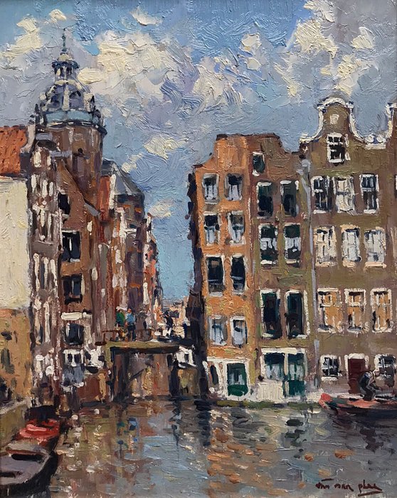 Niek van der Plas (1954 -) – ‘t Kolkje te Amsterdam