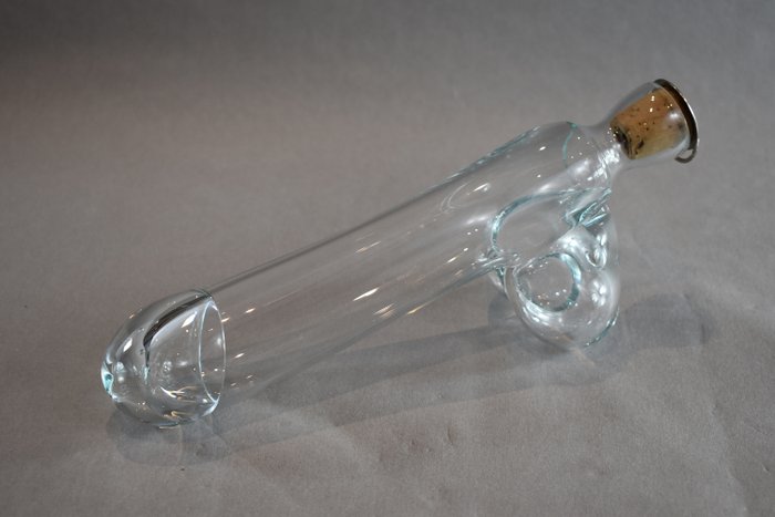 Holmegaard - 帶軟木塞的玻璃水瓶 - Phallus