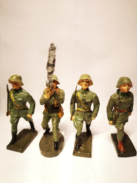 Spielzeugsoldaten Buch Elastolin Lineol Soldaten Aufstellfiguren Kurz Ehrlich 