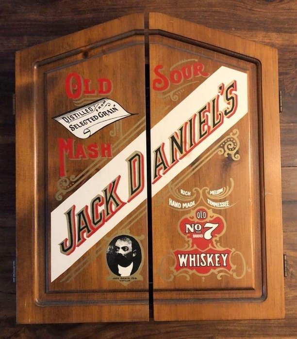 Jack Daniel's Darts Board - wood