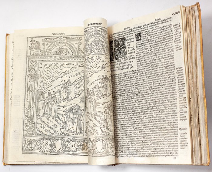 Dante Alighieri - (La Comedìa) Comento di Christophoro Landino Fiorentino sopra la Comedia di Danthe Alighieri - 1491