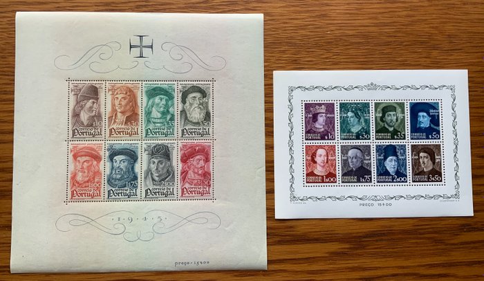 Portugal 1947/1949 - Aviz Dynasty and navigators - Mundifil 7, 14