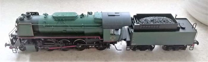 Treinshop Olaerts H0 - 29.013 - Locomotiva a vapor com guarda - Tipo 29 - NMBS