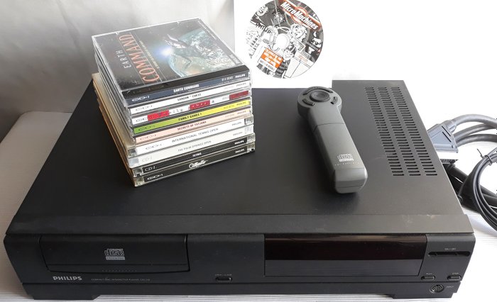 Philips CDi 210 with 10 cd's - Console with Games - 無原裝盒