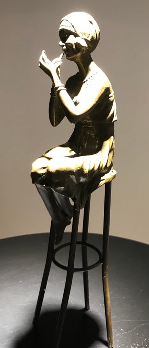 Chiparus - LN JL Paris - 雕像 - 藝術裝飾 - 青銅色