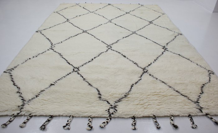 Ręcznie tkany dywan afrykański berberyjski nowy - Dywanik - 240 cm - 170 cm