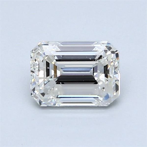 1 pcs 鑽石  (天然)  - 1.00 ct - 祖母綠形 - H(次於白色的有色鑽石) - VS2 - 美國寶石學院（Gemological Institute of America (GIA)）