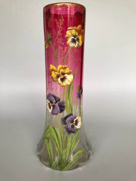François-Théodore Legras - Montjoye - Lamartine紫羅蘭形花瓶