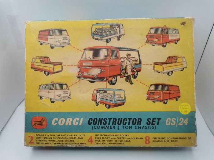 Corgi - 1:43 - Gift set constructor set commer corgi toys reff 24 - In the original box