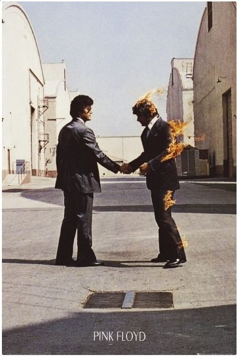 Pink Floyd - Wish you were here / High Quality Poster - Reprint poster (Reissue) - 2019/2019
