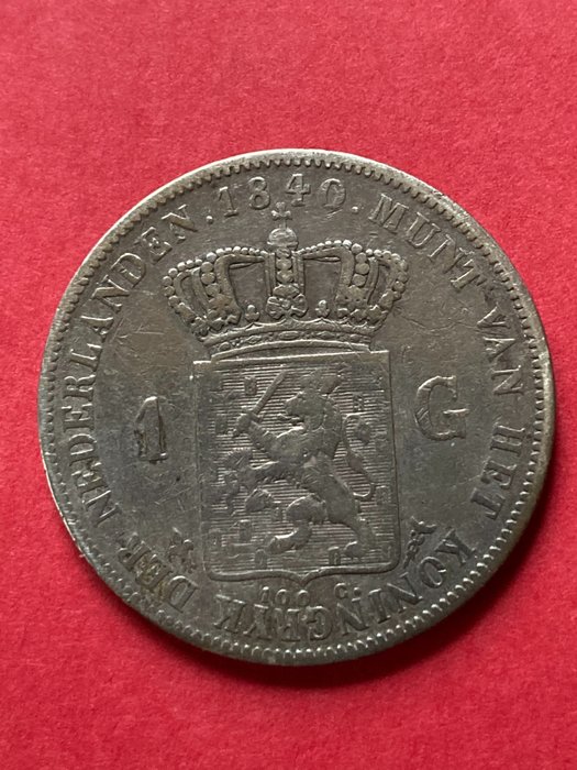 Netherlands. Willem I (1813-1840). 1 Gulden 1840