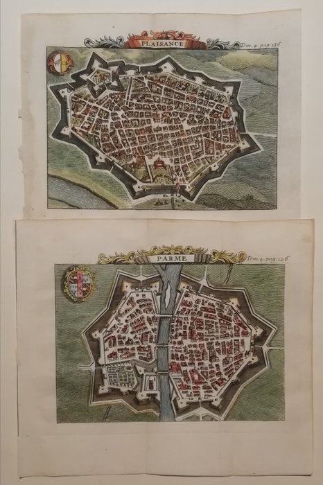 義大利, Emilia Romagna, Parma, Piacenza; Mortier - Parme e Plaisance - 1701-1720